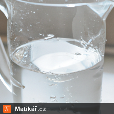Matematická úloha – Voda ve džbánu