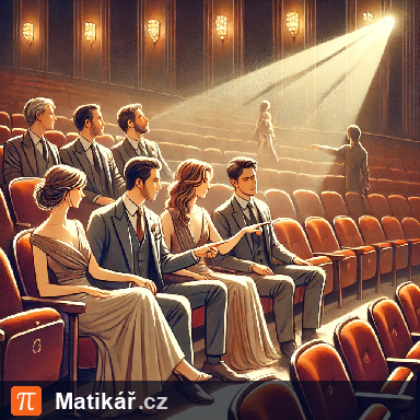Matematická úloha – Manželské páry v divadle