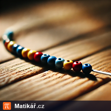 Matematická úloha – Korálky na niti