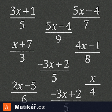 Matematická úloha – Nerovnice