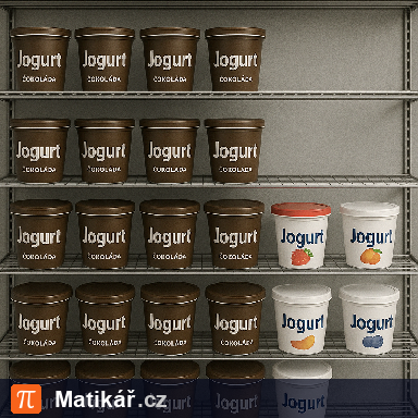 Matematická úloha – Jogurty v obchodě