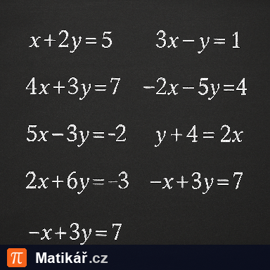 Matematická úloha – Rovnice