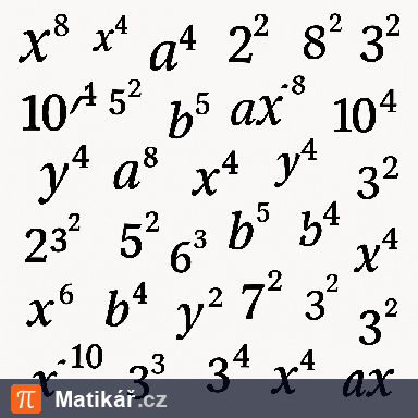 Matematická úloha – Exponenciální rovnice