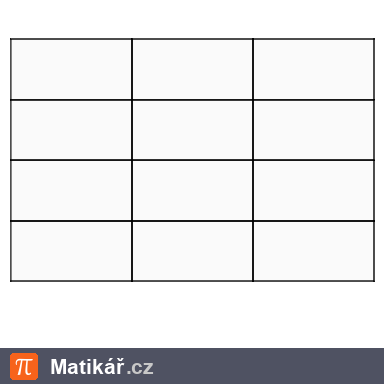 Matematická úloha – Čtverec z obdélníků