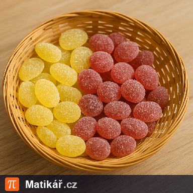 Matematická úloha – Citrónové a malinové bonbóny Matematická úloha – Citrónové a malinové bonbóny