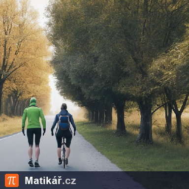 Matematická úloha – Chodec a cyklista