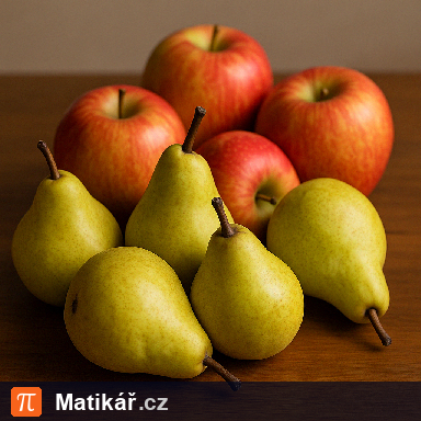 Matematická úloha – Nákup hrušek a jablek