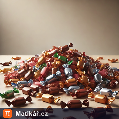 Matematická úloha – Dělení čokoládových bonbónů