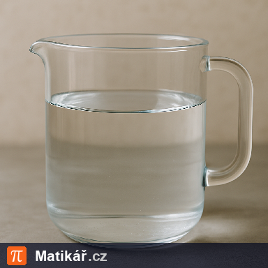 Matematická úloha – Nádoba vody Matematická úloha – Nádoba vody