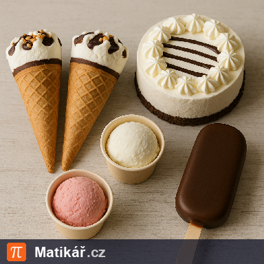 Matematická úloha – Zmrzlina, nanuk a polárkový dort
