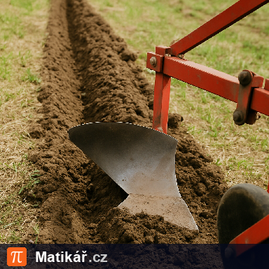 Matematická úloha – Vyorání brázdy