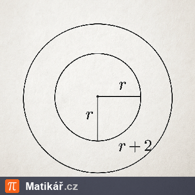 Matematická úloha – Zvětšený kruh