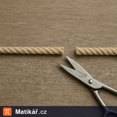 Matematická úloha – Odstřižený provázek Matematická úloha – Odstřižený provázek