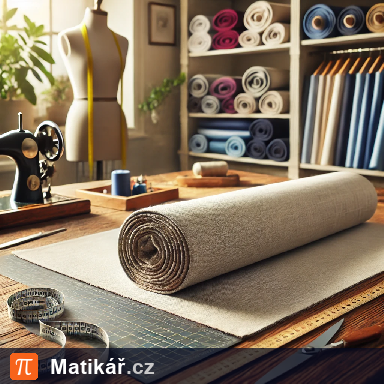Matematická úloha – Stříhání látky