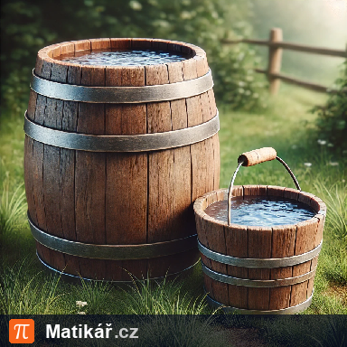 Matematická úloha – Sud a džber