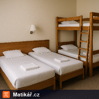 Matematická úloha – Ubytování žáků