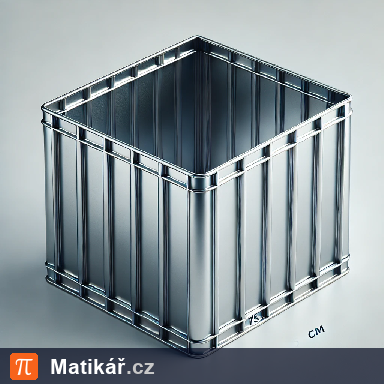 Matematická úloha – Plechová bedna