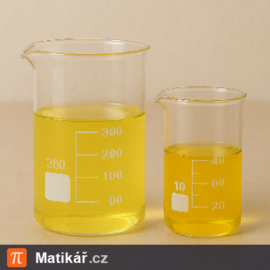 Matematická úloha – Míchání roztoku