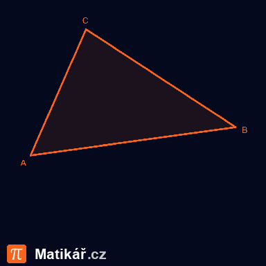 Matematická úloha – Obsah trojúhelníku